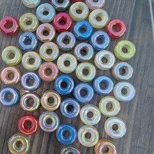 Colorful Glass Beads Set